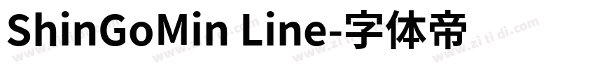 ShinGoMin Line字体转换